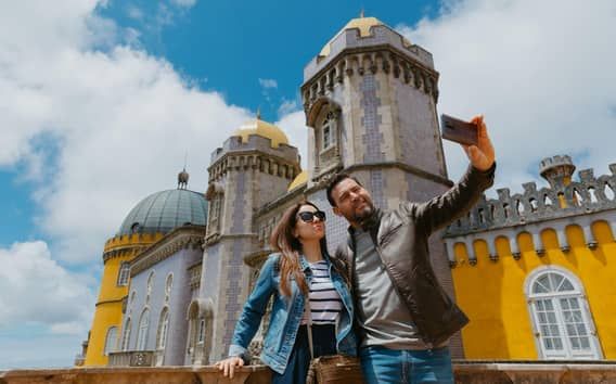 Lisboa: Excursión de un día al Palacio de la Pena, Sintra, Cabo da Roca y Cascais